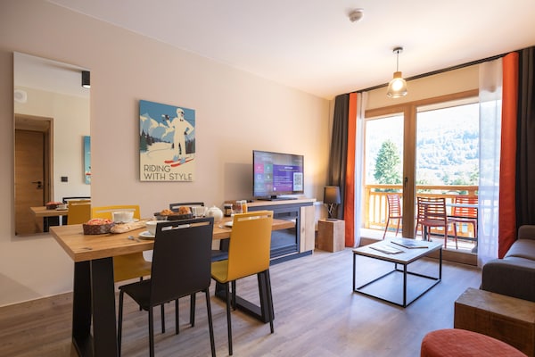 Op 750 m van het centrum: sfeervol appartement in Samoëns - thumbnail 4