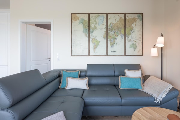 Penthouse met panoramisch uitzicht over de Noordzee en Halligen - thumbnail 3