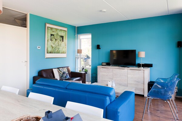 Wellness vakantiehuis met sauna aan het meer in Groningen voor 6 personen - thumbnail 1