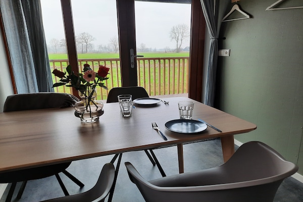 Knusse boslodge aan weilanden in Ruinerwold voor 4 personen - thumbnail 2