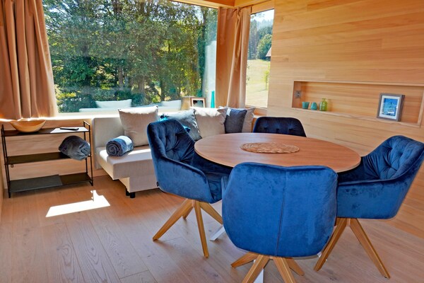 Ecologisch chalet midden in het Zwarte Woud bij golfbaan - thumbnail 3