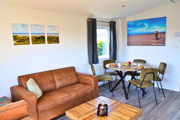 Duinchalet op Ameland: vrijstaand genieten tussen duinen, golfbaan en zee - thumbnail 6