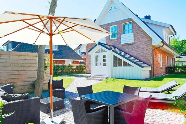 Op 400 m van zee: Ruim appartement in Wyk auf Föhr voor 4 personen - thumbnail 5