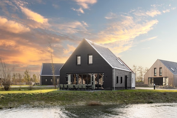 Luxevilla met sauna op Resort Nieuwvliet-Bad, 1,2 km van zee - thumbnail 1