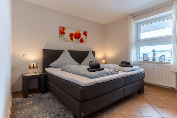 Appartement op de 3e verdieping aan de haven van Büsum met balkon en zeezicht - thumbnail 3
