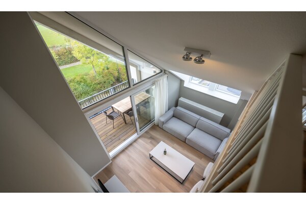 Luxe penthouse aan jachthaven Kamperland met uitzicht over polder - thumbnail 2