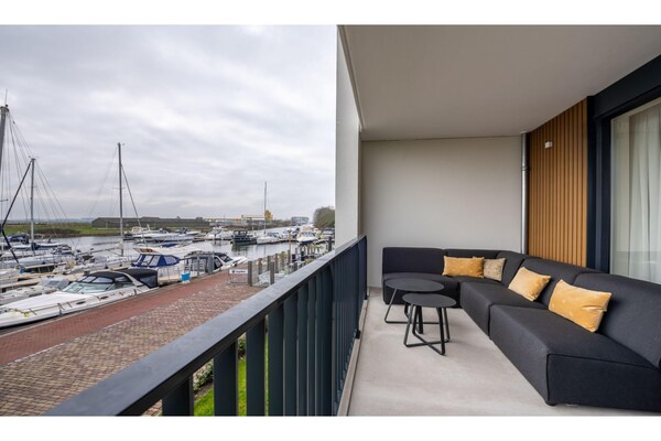 Harbour Loft 1J: luxe havenzicht appartement aan het Veerse Meer - thumbnail 5
