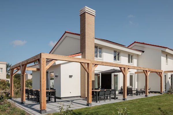 Moderne familievilla met zeezicht op Duinresort Dunimar voor 12 personen - thumbnail 1