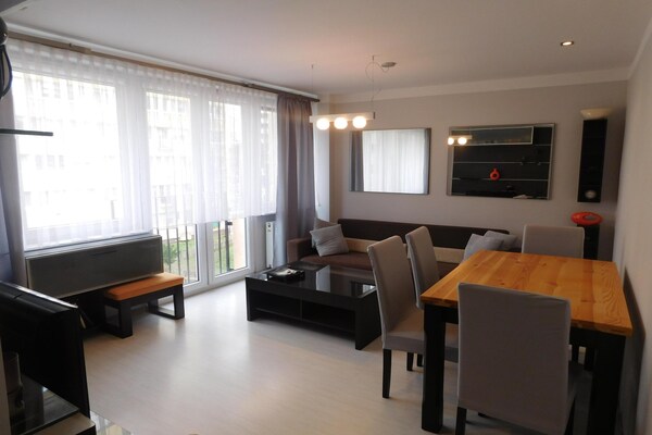 Stijlvol appartement voor 2 in Świnoujście, 1 km van het strand - thumbnail 4
