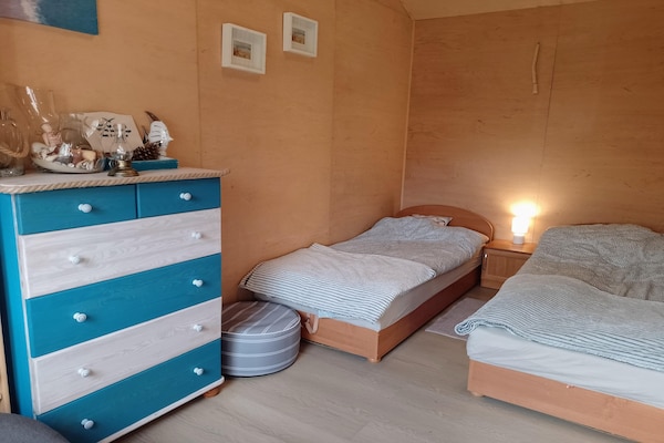 Vakantiehuis op 1,0 km van het meer in Nowe Warpno - thumbnail 5