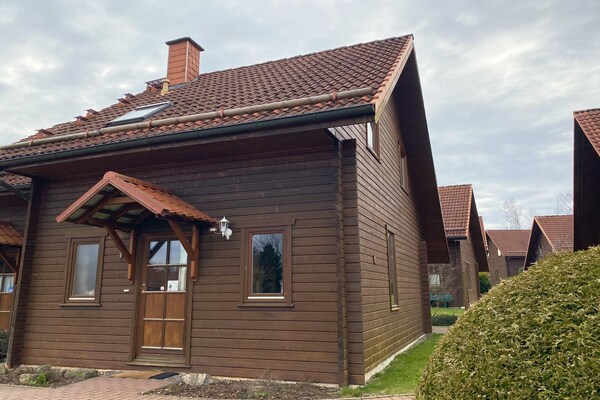 Knus vakantiehuis voor 4 in Hasselfelde met sauna, tuin en hond vlakbij de Harz - thumbnail 1