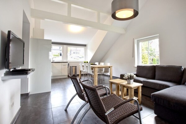 Knus 4-persoons appartement met tuin en speelruimte, 500m van de skilift in Winterberg - thumbnail 2