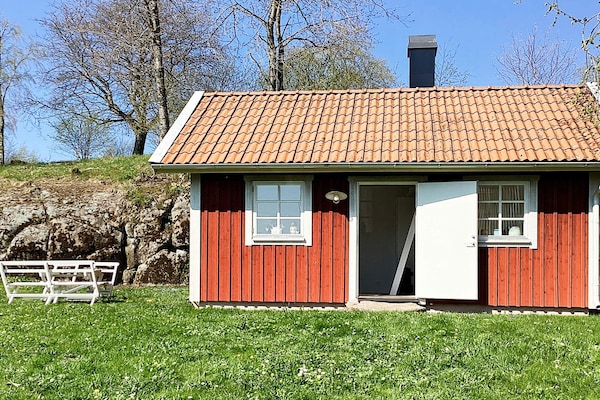 Pittoresk Zweeds vakantiehuisje met uitzicht op het Hornborgameer - thumbnail 2