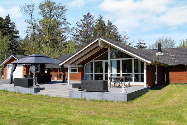 Vrijstaand vakantiehuis met sauna en whirlpool op 500 meter van zee bij Hadsund - thumbnail 4