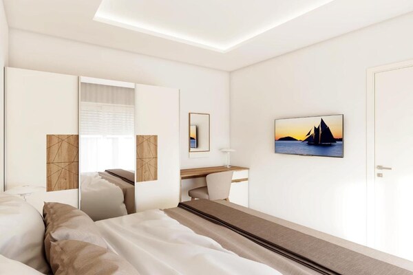 Op 500 m van het strand: Rustig appartement in Kampor - thumbnail 6