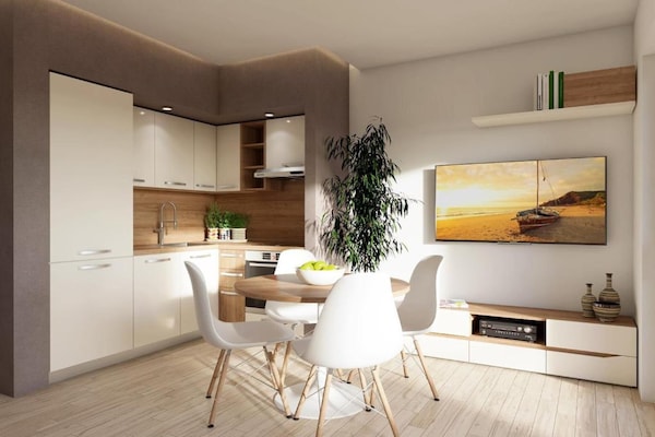 Op 500 m van het strand: Rustig appartement in Kampor - thumbnail 4