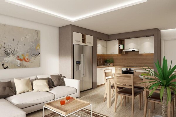 Superieur appartement met balkon, zwembad & vlakbij strand in Kampor, Rab - thumbnail 1