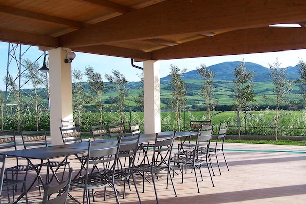 Groots vakantiehuis voor 24 personen met panoramisch zwembad in de Val d'Orcia - thumbnail 6