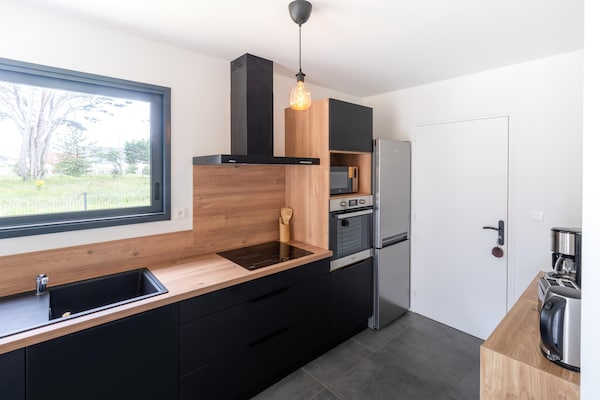 Op 400 m van het strand: modern vakantiehuis in Saint-Germain-sur-Ay - thumbnail 3