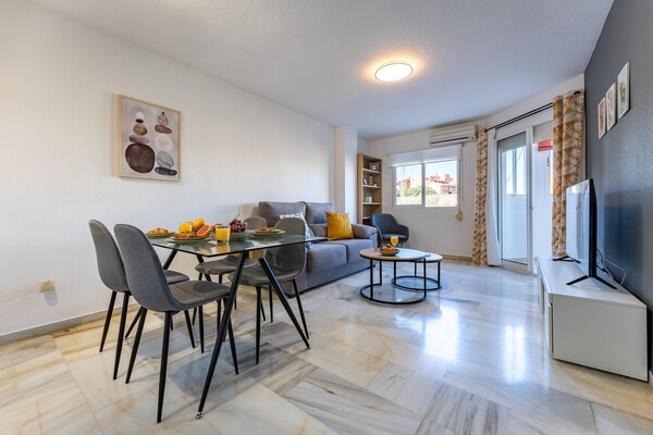 Knus appartement in Arroyo de la Miel met terras, vlakbij strand en Málaga - thumbnail 2