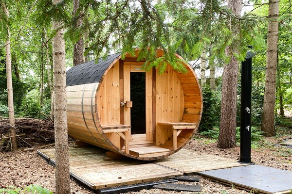 Wellness vakantiehuis Rheezerveen: sauna, bubbelbad en open haard - thumbnail 1