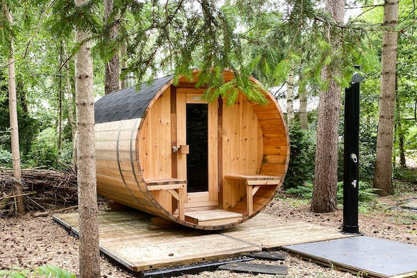 Luxe wellness vakantiehuis met sauna en hottub in Rheezerveen - thumbnail 1