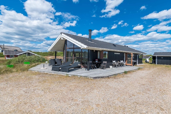 Zonnig vrijstaand vakantiehuis op 250m van het strand van Fanø - thumbnail 1