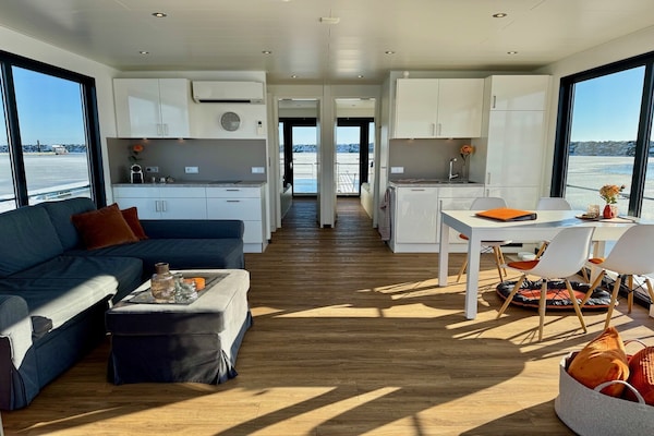 Woonboot voor 2 personen aan de Oostzee in Boltenhagen met WiFi en terras - thumbnail 4
