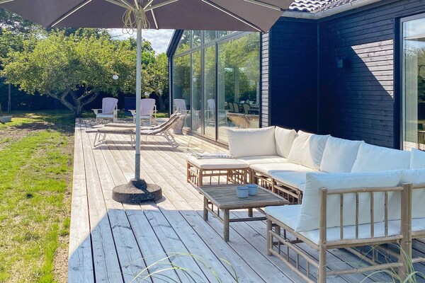 Modern vakantiehuis op 230 meter van strand in Juelsminde - thumbnail 2