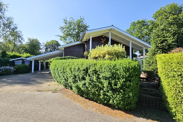 Chalet Kieftveen: Luxe vakantiehuis op de Veluwe met omheinde tuin - thumbnail 3