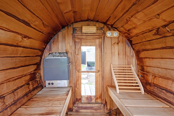 Duurzaam vakantiehuis met wellnesstuin nabij bos en strand van Texel - thumbnail 2