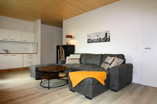 Modern appartement Fewo Amber 3 P in groen Berlin-Mahlsdorf - thumbnail 2