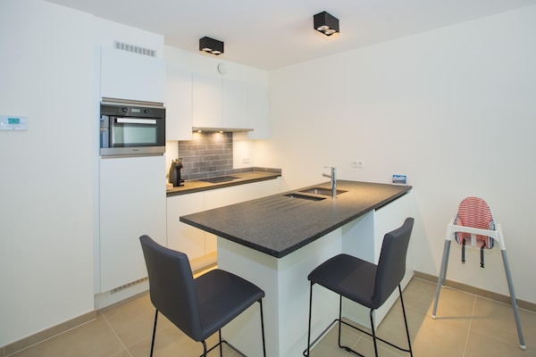 Licht appartement op 100 meter van strand met zijdelings zeezicht - thumbnail 2