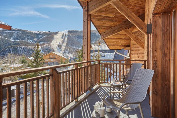 Modern appartement in Auron: ski-in/ski-out met zwembad en sauna - thumbnail 5