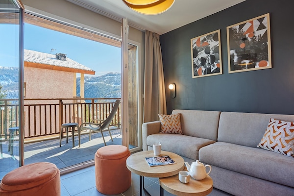 Modern bergappartement voor 8 personen in Auron, vlakbij de pistes - thumbnail 6