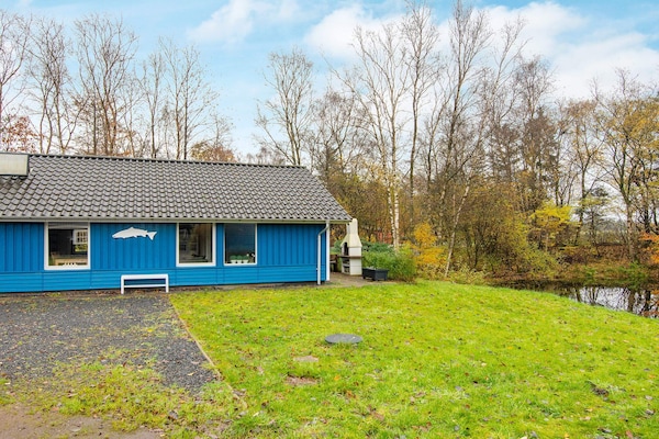Vrijstaand vakantiehuis aan Skjern Å in Kibæk, Denemarken - thumbnail 1