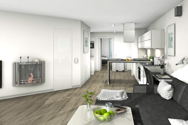 Luxe appartement aan het water met panoramisch uitzicht op de Oostzee - thumbnail 5