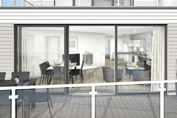 Luxe appartement aan het water met panoramisch uitzicht op de Oostzee - thumbnail 6