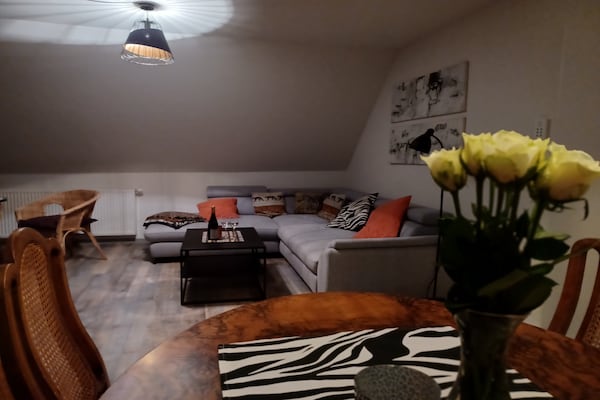 Monet: Wijnhuisappartement met tuin aan de Kaiserstuhl, 4km van het meer - thumbnail 2