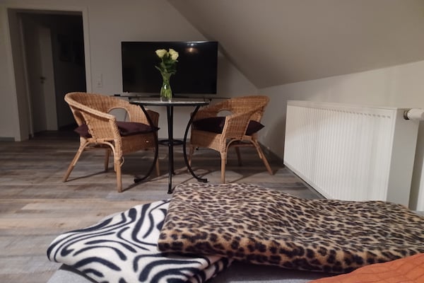 Monet: Wijnhuisappartement met tuin aan de Kaiserstuhl, 4km van het meer - thumbnail 3