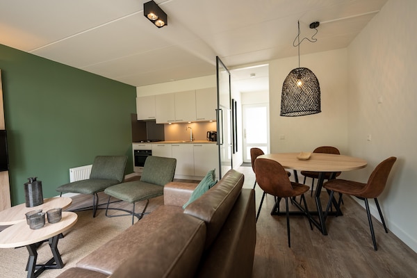 Vernieuwde halfvrijstaande bungalow op Vakantiepark Hunzedal in Borger - thumbnail 4