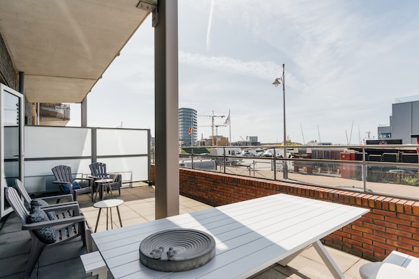 Luxe appartement met zeezicht in Scheveningen Harbour - thumbnail 6
