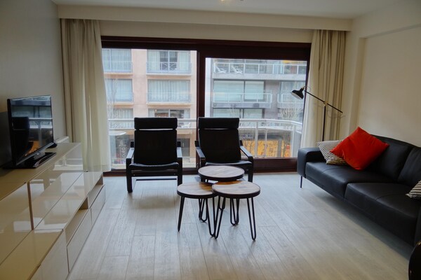 Strandappartement in bruisend Nieuwpoort-Bad, vlakbij zee en golf - thumbnail 6