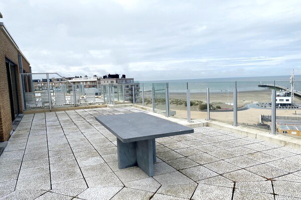 5-persoons penthouse met zeezicht en 2 terrassen in Nieuwpoort - thumbnail 5