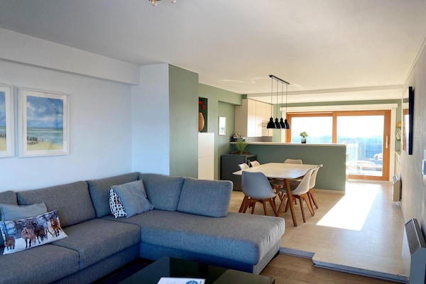 6-persoons zolderappartement met zeezicht op de Nieuwpoortse zeewering - thumbnail 2