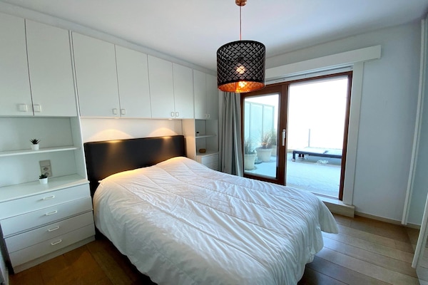 6-persoons zolderappartement met zeezicht op de Nieuwpoortse zeewering - thumbnail 4