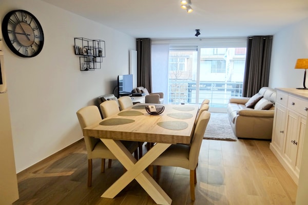 Gezinsappartement met zonneterras in hartje Nieuwpoort, vlakbij strand - thumbnail 3