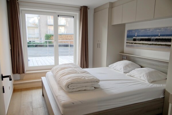 Gezinsappartement met zonneterras in hartje Nieuwpoort, vlakbij strand - thumbnail 2
