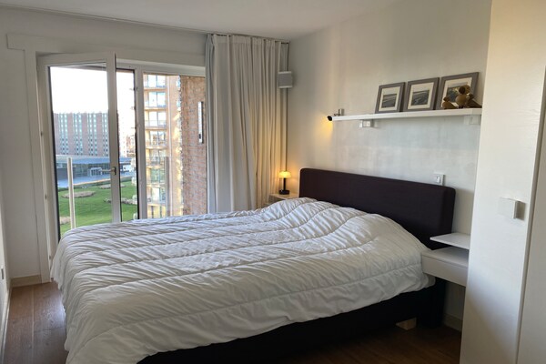 Modern appartement aan het kanaal met zeezicht en terras in Nieuwpoort - thumbnail 3