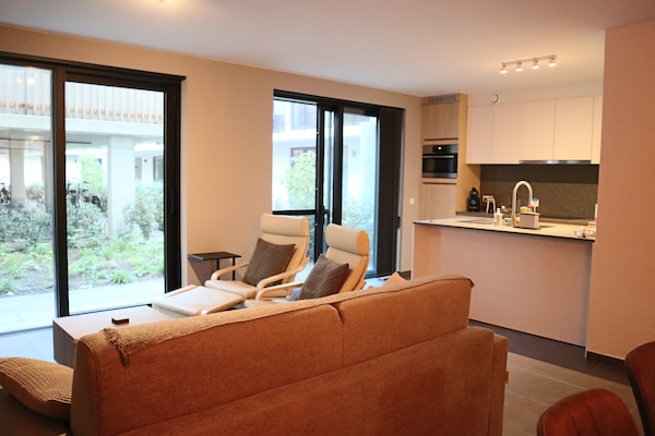 Modern appartement met terras in centrum Nieuwpoort, vlakbij strand en jachthaven - thumbnail 6